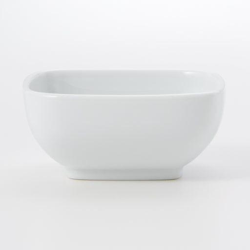 White Porcelain Square Bowl MUJI