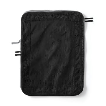 Recycled Polyester Gusset Compression Case - Large Black MUJI