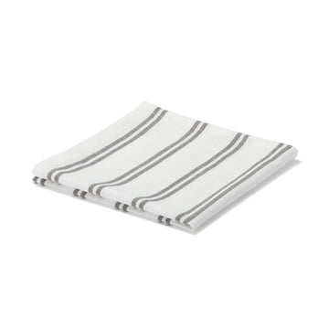 Indian Cotton Yarn Dyed Napkin - Gray Stripe MUJI
