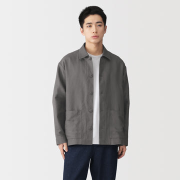 Hemp Blend Twill Jacket MUJI