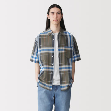 Madras Cotton Check Shirt MUJI