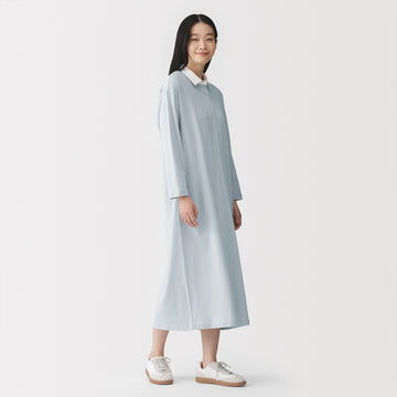 Cotton Jersey Rugby Dress MUJI