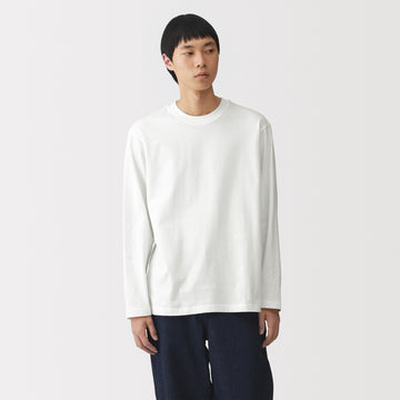 Cotton Jersey Crewneck T-Shirt MUJI