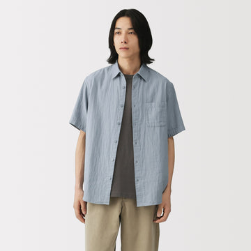 Kapok Blend Double Gauze Shirt MUJI