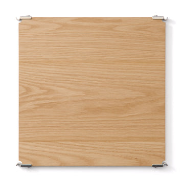 SUS Shelving Unit Additional Shelf - Oak - Square (16.5") MUJI