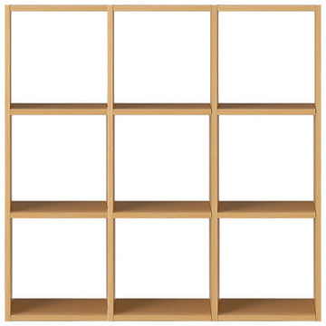 Stacking Shelf - Oak - 3 x 3 Default Title MUJI