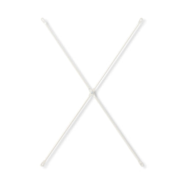 SUS Shelving Unit Cross Bar - Light Gray - Small MUJI