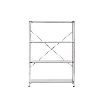 SUS Shelving Unit - Stainless Steel - Wide - Medium MUJI