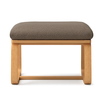 Polyester Plain Weave Cover for Living Dining Bench 2 (Bench Sold Separately) Gray Beige MUJI