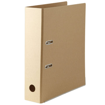 2-Hole File Holder Arch Type - Beige MUJI