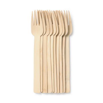 Bamboo Compostable Forks (10 Pack) MUJI