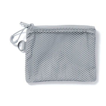 Polyester Two Zipper Case Gray Small MUJI