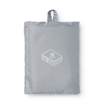 Polyester Gusset Case - Double - Medium Gray Medium MUJI