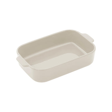 Stoneware Baking Dish Oven Tray - Gray Beige MUJI