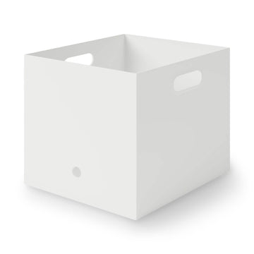 Polypropylene File Box - White Gray (Width 9.8") Default Title MUJI