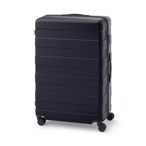 Adjustable Handle Hard Shell Suitcase 105L | Check-In Black MUJI