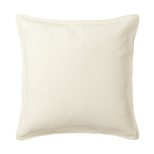 French Linen Washed Cushion Cover Off White MUJI