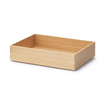 Stackable Bamboo Box - Small (W14.6 x D10.2 x H3.3") MUJI