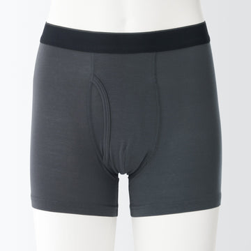 Men's Smooth Front Open Boxer Brief MUJI