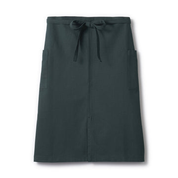 Plain Weave Cotton Waist Apron Dark Gray MUJI