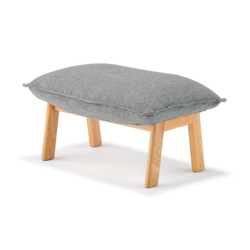 High Back Reclining Sofa Ottoman - Gray MUJI