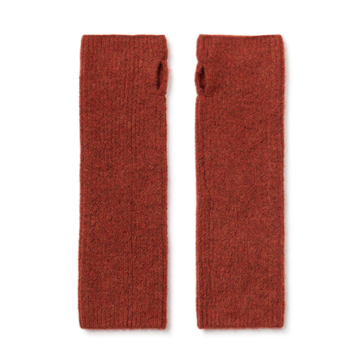 Recycled Polyester Blend Arm Warmer Red MUJI