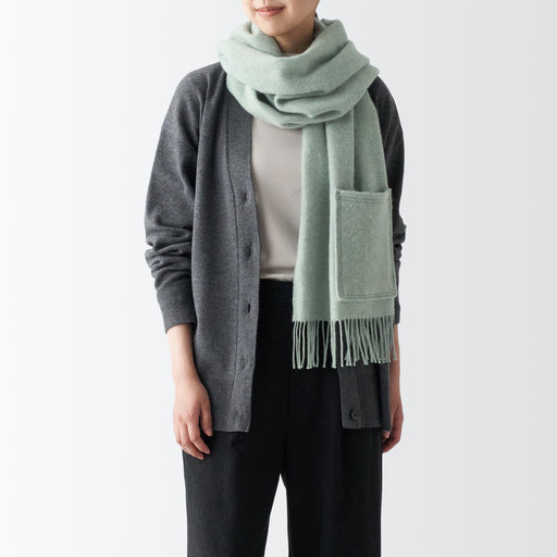 Wool With Pocket Stole MUJI
