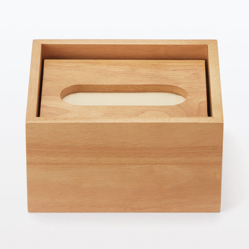 #WK18 (KAT) [IMPORT] - Wooden Tissue Holder for Tabletop Tissue MAC71A3A MUJI