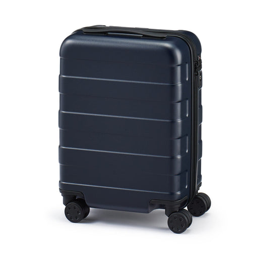Adjustable Handle Hard Shell Suitcase 20L | Carry-On Navy MUJI