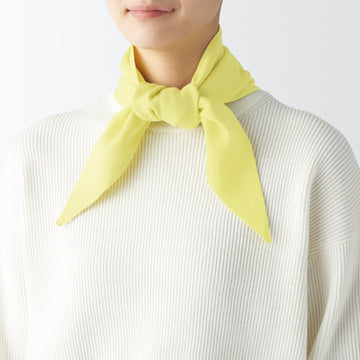 Cotton Silk Scarf with Pocket MUJI