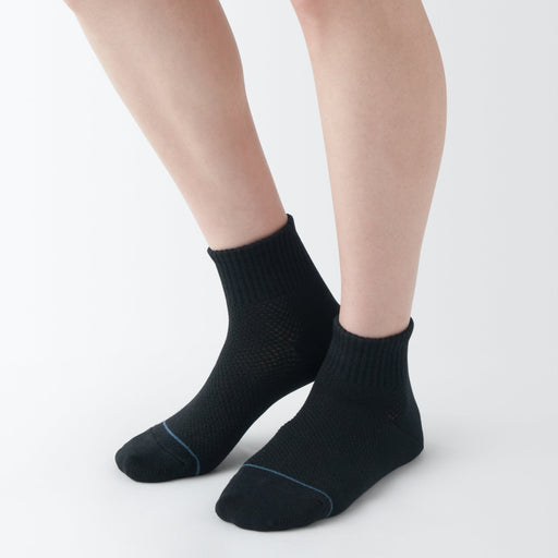 Right Angle Breathable Mesh Short Socks MUJI