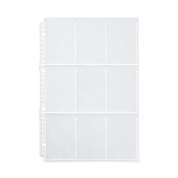 INSTAX Mini 9-Pocket Refill for A4 Wide Organizer MUJI