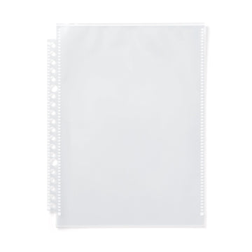 Clear Pocket Refill for A5 Wide Organizer MUJI