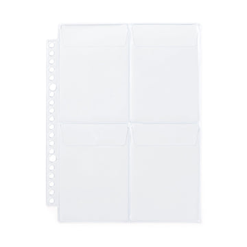 4-Pocket Refill for A5 Wide Organizer MUJI