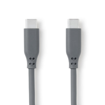 Soft and Tangle-free USB Cable - C to C - Gray MUJI
