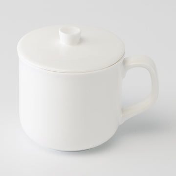 Bone China Mug Cup with Lid (7.8 fl oz) MUJI