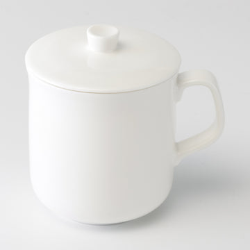 Bone China Mug Cup with Lid (12.8 fl oz) MUJI