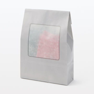 Paper Window Gift Bag with Gusset - Square - Small MUJI
