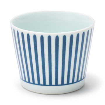 Hasami Ware Soup Cup - Stripes Pattern MUJI
