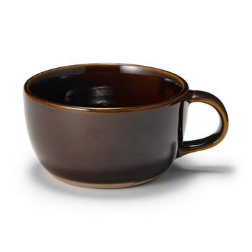 Mino Ware Soup Cup - Dark Brown MUJI