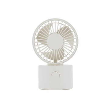 Cordless USB Desk Fan with Oscillation - White MUJI