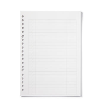 A5 Envelope Loose Leaf Papers Refill for Accounting MUJI