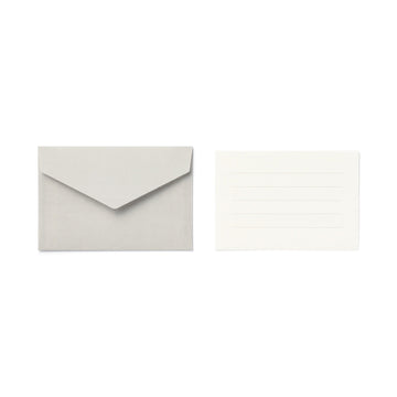 Mini Letter Writing Set - Gray MUJI