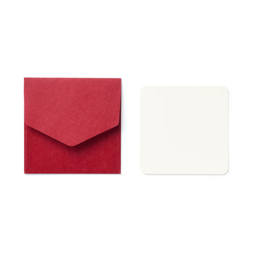 Mini Card Set - Burgundy MUJI