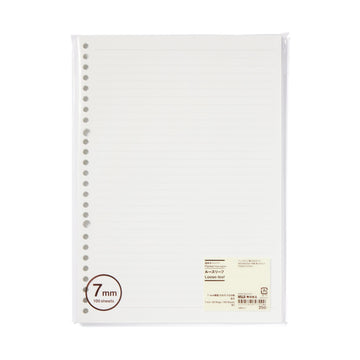 Planted Tree Paper Loose Leaf 7mm Lined B5 - 100 sheets MUJI