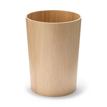 Wooden Dust Bin with Wire Frame (Round) MUJI