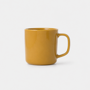 Stainless Steel Ceramic Coated Mug - Mustard Yellow (16.6 fl oz) MUJI