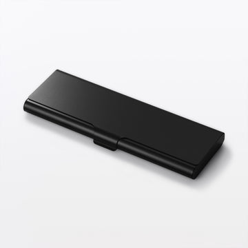 Aluminum Pen Case - Black MUJI