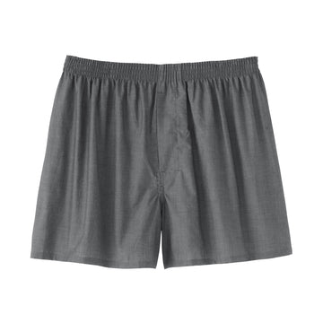 Lyocell Blend Front Open Trunks Dark Gray MUJI