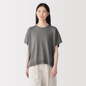Lyocell Blend Wide Sweater MUJI